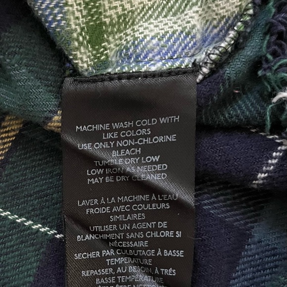 BDG LADIES FLANEL PLAID OVERSIZED SHIRT COTTON s/p - Picture 4 of 6